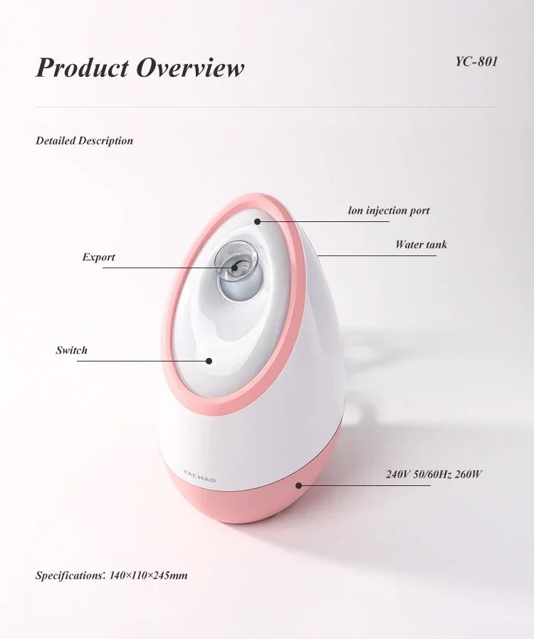 Glow Mist Facial Steamer